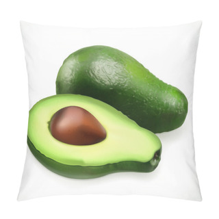 Personality  Avocado, Fruit Vector Object Pillow Covers