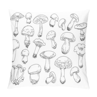 Personality  Freehand Drawing Mushrooms Items Pillow Covers