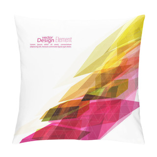 Personality  Angular Geometric Color Shape Pillow Covers