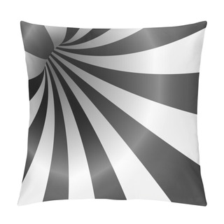 Personality  Black And White Striped Background Pillow Covers