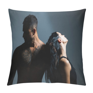 Personality  Beauty Couple Of Young Lovers. Sensual Couple Hugging. I Love You. Couple In Love. Romantic Kiss And Love. Dominant Man Hugging Sensual Woman. Passion And Sensual. Pillow Covers