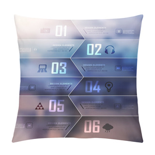 Personality  Blur Business Step Pillow Covers