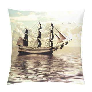 Personality  Sailboat Pillow Covers