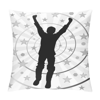 Personality  Young And Happy Winner Pillow Covers