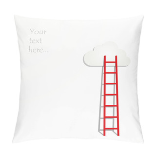 Personality  Ladders To The Clouds Illustration Pillow Covers