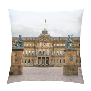 Personality  Neues Schloss (New Castle) In Stuttgart, Germany Pillow Covers