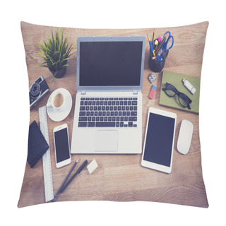 Personality  Top View Office Desk Pillow Covers