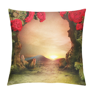 Personality  Romantic Garden Landscape Pillow Covers