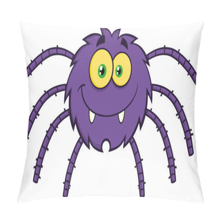 Personality  Purple Halloween Spider  Pillow Covers