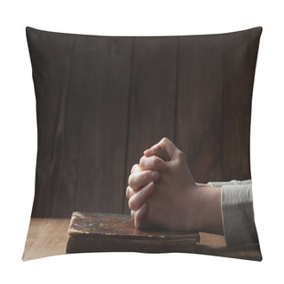 Personality  Hands Folded In Prayer Pillow Covers