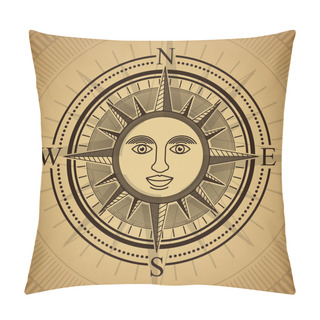 Personality  Compass Design  Pillow Covers