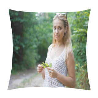Personality  Girl On The Road In The Woods 2020 Pillow Covers