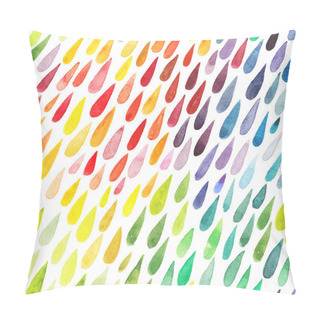 Personality  Watercolor Colorful Abstract Background. Pillow Covers