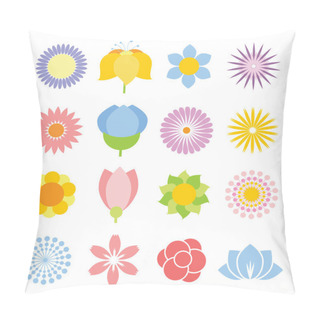 Personality  Blooming Summer Flowers Pillow Covers