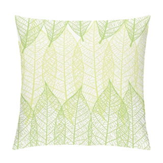 Personality  Seamless Vector Texture With Leaves Pillow Covers