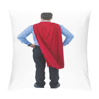 Personality  Businessman Pretending To Be A Super Hero Pillow Covers