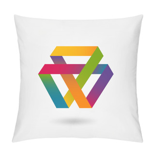 Personality  Mobius Strip Multi-color Symbol Pillow Covers