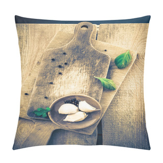 Personality  Two Cutting Board Spices Herbs Pillow Covers