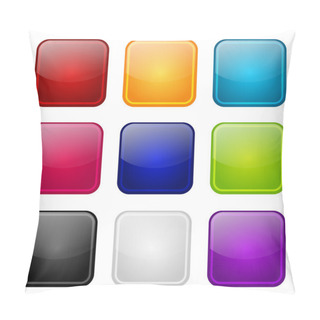 Personality  Set Of Apps Color Icons Pillow Covers