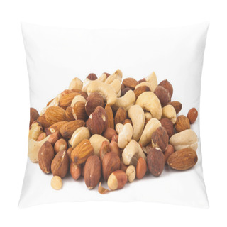 Personality  Mixed Nuts - Hazelnuts, Walnuts, Almonds, Pine Nuts Pillow Covers