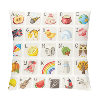 Personality  Alphabet For Children Pillow Covers