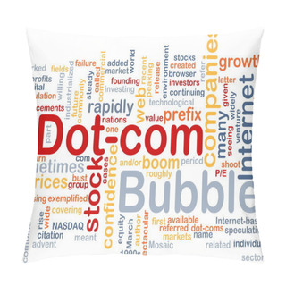 Personality  Dot-com Bubble Background Concept Pillow Covers