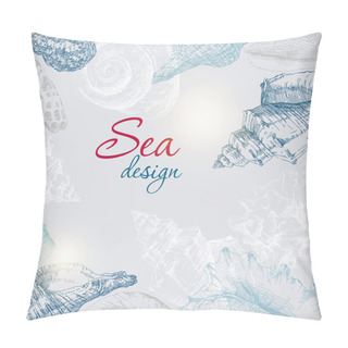 Personality  Seashells Frame Pillow Covers