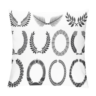 Personality  Wreath Set (wreath Collection, Laurel Wreath, Oak Wreath, Wreath Of Wheat, Palm Wreath And Olive Wreath) Pillow Covers