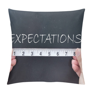 Personality  Measuring Expectations Pillow Covers