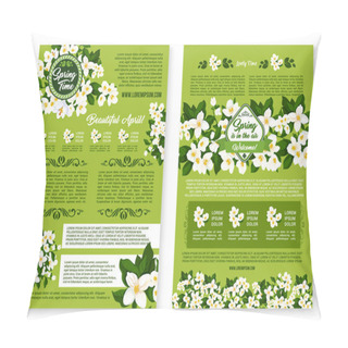 Personality  Spring Vector Wishes Posters Of Flowers Bunches Pillow Covers