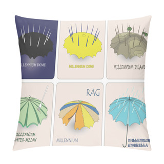 Personality  Millennium Dome Pillow Covers