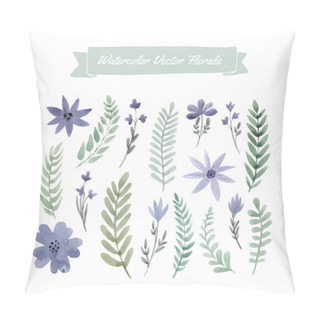 Personality  Floral Watercolor Seamless Pattern Pillow Covers