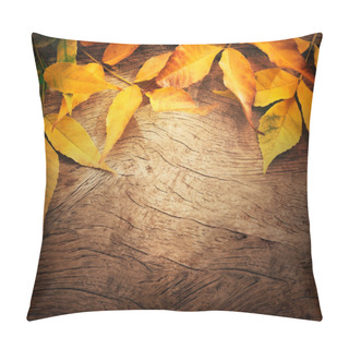 Personality  Autumn Background Pillow Covers