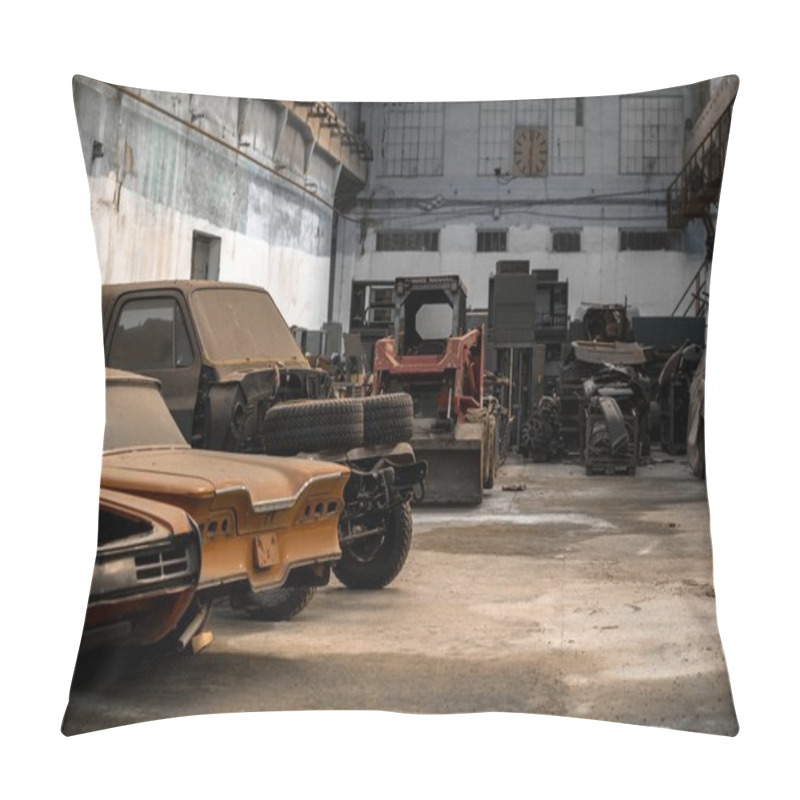Personality  Abandoned Old Cars Pillow Covers