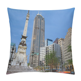 Personality  Monument Circle, Indianapolis, Indiana Pillow Covers