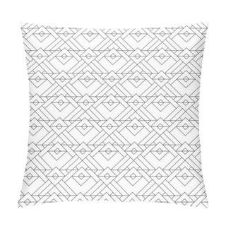 Personality  Seamless Geometrical Vector Template. Pillow Covers