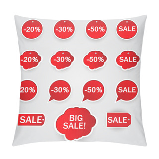 Personality  Vector Set Of Stickers For Sale. Pillow Covers