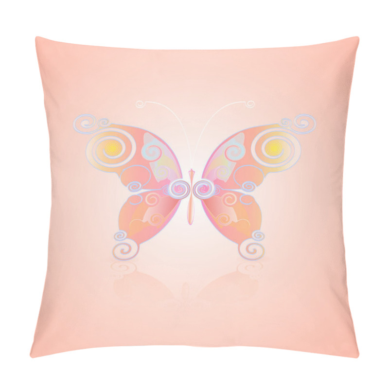 Personality  Butterfly of vector design pillow covers