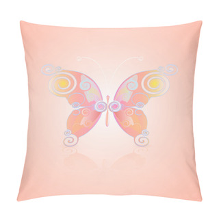 Personality  Butterfly Of Vector Design Pillow Covers
