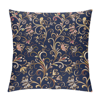 Personality  Seamless Vintage Borders. Traditional East Style, Ornamental Floral Elements. Ornamental Floral Elements For Design Card, Invitation, Brochure, Book, Magazine. Pillow Covers