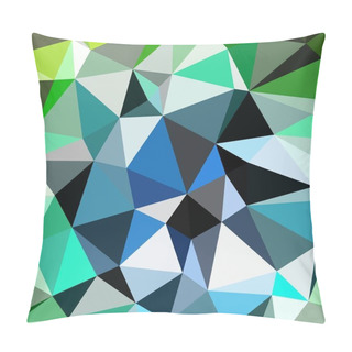 Personality  Abstract Background Multicolored Geometric Poligonal. Pillow Covers