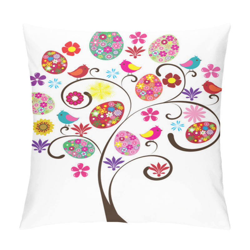Personality  Easter Tree pillow covers