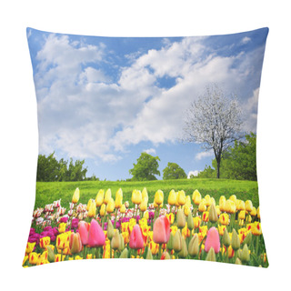 Personality  Springtime Tulips Pillow Covers