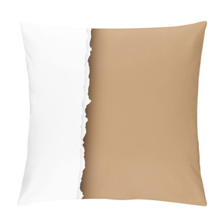 Personality  Brown Tear Divide Pillow Covers