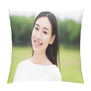 Personality  Summer Girl Portrait. Pillow Covers