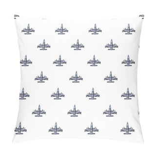 Personality  Military Airplane Pattern Pillow Covers