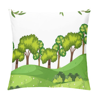 Personality  A Nature Forest Template Pillow Covers