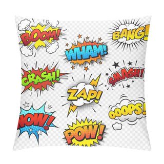 Personality  Comic Sound Effects Pillow Covers