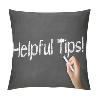 Personality  Helpful Tips Chalk Illustration Pillow Covers