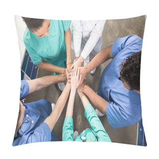Personality  Colleagues Holding Hands Pillow Covers